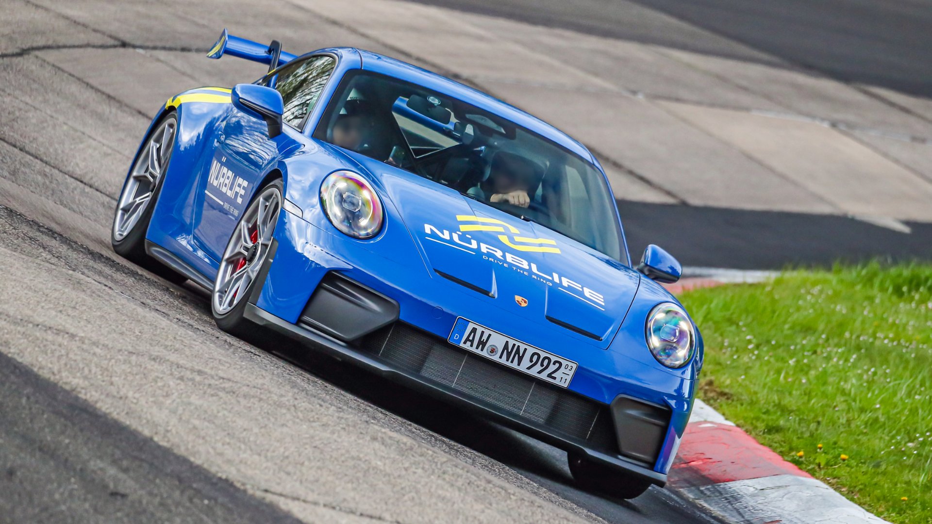 Porsche 911 GT3 992.2 Clubsport rental car at the Nürburgring